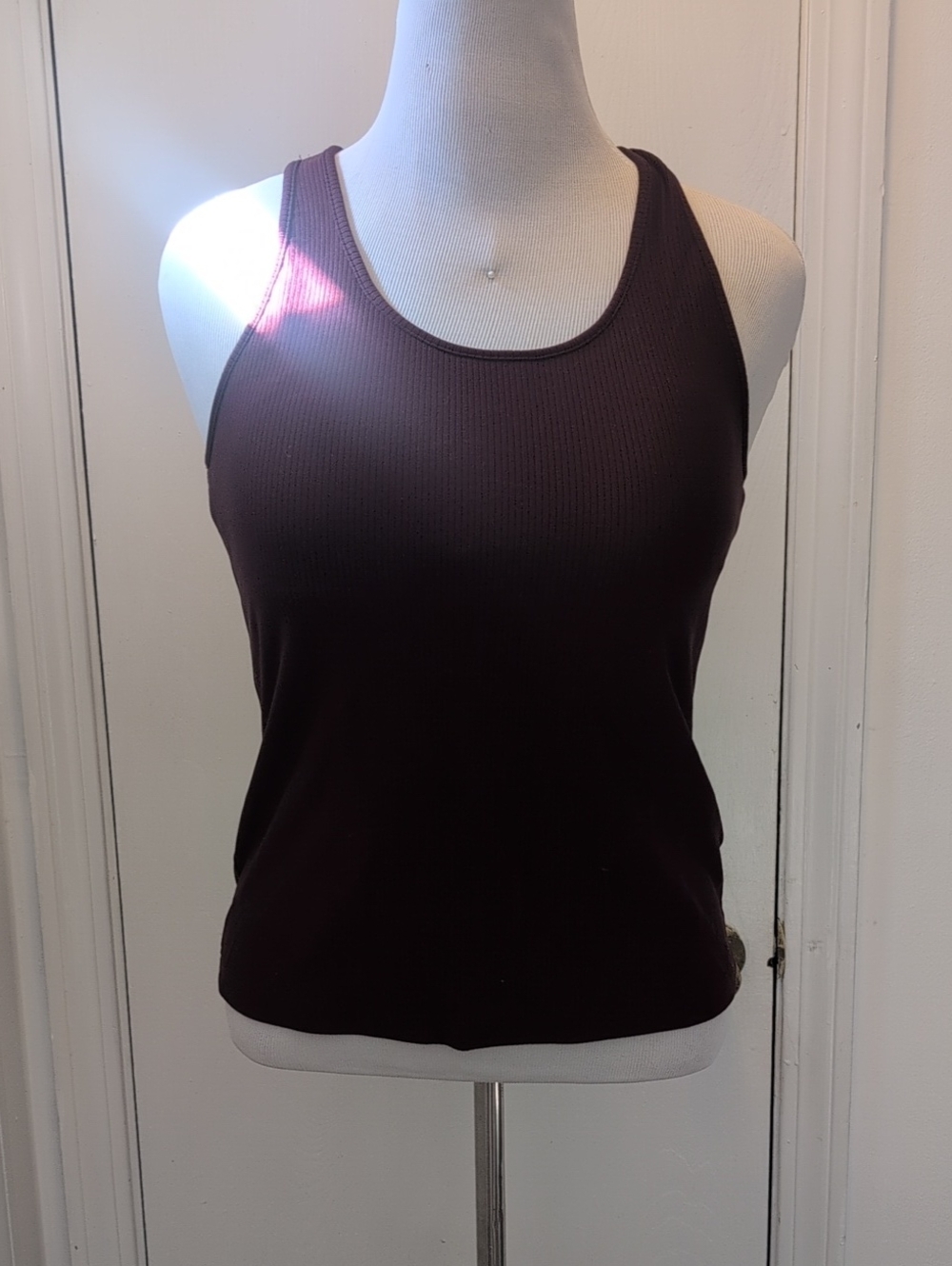 Alpine Design Maroon Ribbed Racerback Tank